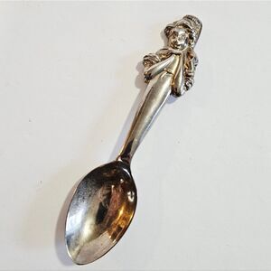 Vintage Disney Beauty & the Beast Belle Silverplate Silverware Collectible Spoon